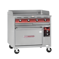 Southbend 36-Inch Electric Heavy Duty Range with 2 Round Hotplates, 24-Inch Griddle and Standard Oven