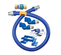 Dormont Blue Hose 3/4-Inch ID x 60-Inch Moveable Gas Connector Hose Assembly