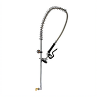 OptiFlow Pre-Rinse Base, Splash / Wall Mount, Single Hole Center, Without Valves