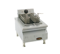 RedHots Chef Line Electric Countertop Full-Pot Fryer, 15 lb. Fat Capacity, 208-240V