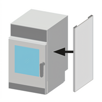 Lainox Compact Naboo Right Side Panel Stainless Steel Heat Shield