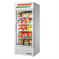 True 30-Inch One-Section Glass Door Freezer Merchandiser with Hinged Door