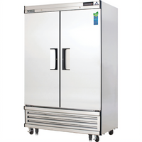 Everest Refrigeration EBSF2 Two-Section Reach-In Freezer, 48 Cu. Ft., Bottom-Mounted Self-Contained Refrigeration