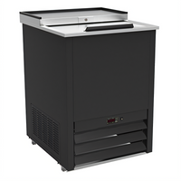 Serv-Ware 24-Inch Glass Froster with Sliding Top Door, 2.67 Cu. Ft., 115V