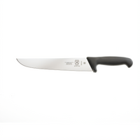 Mercer Culinary BPX European Butcher Knife, 10.25-Inch Stamped Knife with Ice-Hardened German Steel Blade