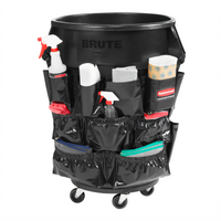 Rubbermaid BRUTE Executive 12-Pocket Caddy Bag for 20, 32 & 44 Gallon Containers