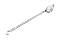 Vollrath 21-Inch Hooked-Handle Slotted Spoon, 18/8 Stainless Steel