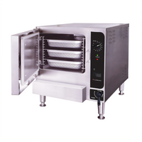 Cleveland SteamChef 3 High-Speed Countertop Gas Boilerless Convection Steamer, 1 Compartment, 3 Full-Size Pan Capacity