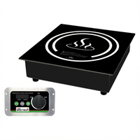 Winco Spectrum™ Drop-In Single Burner Induction Cooktop, 120V, 1.8 kW