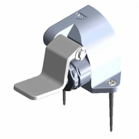 T&S Brass Low Lead Single Floor-Mount Foot Pedal Valve with G1/2 BSPP Female Inlet & Outlet