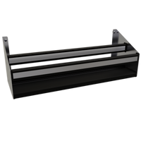 Glastender 27-Inch Double Stainless Steel Underbar Speed Rail with Sound-Deadened Covers
