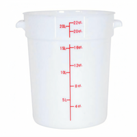 Omcan USA 80235 Commercial Food Storage Containers Case of 6