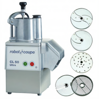 Robot Coupe CL50 Ultra Pizza Continuous Feed Vegetable Prep Food Processor Pack, 1-1/2 HP, 120V