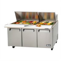 Migali Industries C-SP72-30BT-HC Competitor Series® Refrigerated Prep Tables