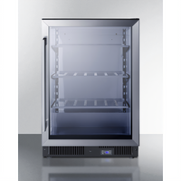 Summit Commercial 24-Inch Built-In Undercounter Glass Door Commercial Freezer, 5.14 Cu. Ft.