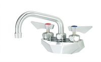 Krowne Diamond Series Commercial Splash Mount Faucet with 4-Inch Centers and 6-Inch Swing Spout