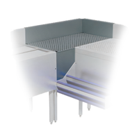 Prestige 90° Freestanding Corner Drainboard Filler, 20 x 20 Inches