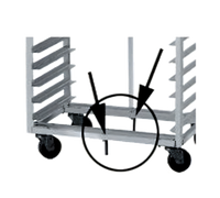 Advance Tabco Factory-Installed Track Pin Accessory for Pan Racks