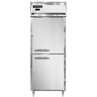 Continental Refrigerator Designer Line DL1WE-HD One-Section Extra-Wide Reach-In Heated Holding Cabinet with Half Doors