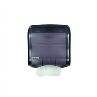 Ultrafold Classic Wall-Mounted Manual Folded Towel Dispenser, 240 C-Fold / 400 Multifold, Black Pearl