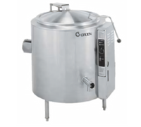 Groen AHS-40 Low Height Gas Steam Kettle, 40-Gallon, 2/3 Jacket, 316 Stainless Steel Liner