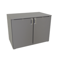 Glastender C1RL40 One-Zone Remote Low-Profile Back Bar Cooler, 40 Inch, 2-Section
