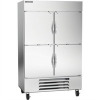 Beverage Air Horizon Series 2-Section Reach-In Refrigerator with 4 Solid Half Doors