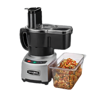 Waring Commercial 4-Quart Combination Continuous-Feed/Batch Bowl Food Processor, 2 HP