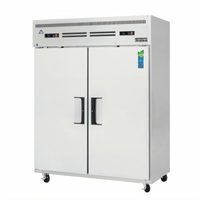 Everest Refrigeration ESWRF2 Two-Section Dual Temperature Reach-In Refrigerator/Freezer Combo, 59-Inch Wide, Top-Mount Compressor