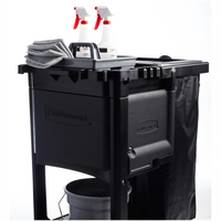 Standard Locking Cabinet Door Kit for Executive Janitorial Cleaning Cart