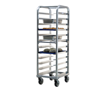 New Age Lifetime Series Heavy-Duty Wide-Angle Aluminum Bun Pan Rack, 12-Slide, 73-Inch High