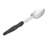Vollrath Ergo Grip Heavy Duty Perforated Serving Spoon, 13-13/16 Inch, Black Nylon Handle