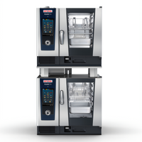 RATIONAL iCombi Pro Combi-Duo Double-Stack Combi Oven, 6-Half Size + 6-Half Size, Natural Gas, 208/240V, 1-Phase