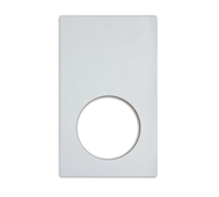 Miramar® Template for 1 Medium Round Decorative Pan, White Stone