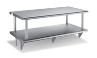 Heavy Duty Double Pass-Thru Shelf With Over Shelf