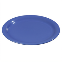 Sierrus™ 9-Inch Narrow Rim Melamine Dinner Plate, Ocean Blue