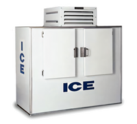 Fogel ICB-2 Outdoor Bagged Ice Merchandiser, 60 Cu. Ft., 2 Solid Doors, Top-Mounted Self-Contained Refrigeration