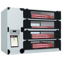 Hatco Flav-R 2-Go Countertop Pizza Locker System, 8 Lockers, 120V