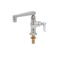 T&S Brass B-0208 Single Pantry Faucet with 6-Inch Cast Spout, Deck Mounted