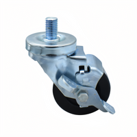 BK Resources 3SBR-5ST-HR-TLB Shelf Casters & Leveling Feet