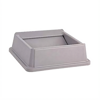 Untouchable Square Swing-Top Trash Can Lid for 35/50 Gallon Containers