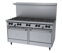 Garland Signature Sunfire 60-Inch Gas Restaurant Range with 10 Open Burners and 2 Standard Ovens