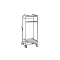 RATIONAL Transport Trolley for Mobile Oven and Plate Racks, 39-Inch Height, for 6-Full and 10-Full Size Pro/Classic Units, Single Unit on Stand