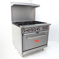 General 36-Inch Natural Gas Open Burner Range with Convection Oven