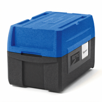 Metro Mightylite BigBoy Multi-Purpose 5-Pan Top-Load Insulated Food Pan Carrier, Black/Blue