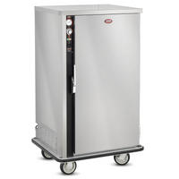 FWE P-Series Electric Mobile Insulated Banquet Cart Holding Cabinet, Single Door, 48-60 Covered Plate Capacity