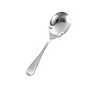 Avalon Solid Serving Spoon, 8-1/4 Inch OAL, 18/0 Stainless Steel, Mirror Finish