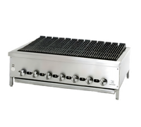 Jade Range Supreme JB-42 42-Inch Gas Countertop Charbroiler with Cast Iron Radiants
