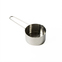American Metalcraft 1/2-Cup Short-Handled Stainless Steel Measuring Cup