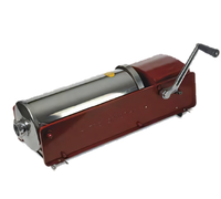 Omcan Elite Series 15 kg Horizontal Manual Two-Speed Gear-Driven Sausage Stuffer, 30 lb Capacity